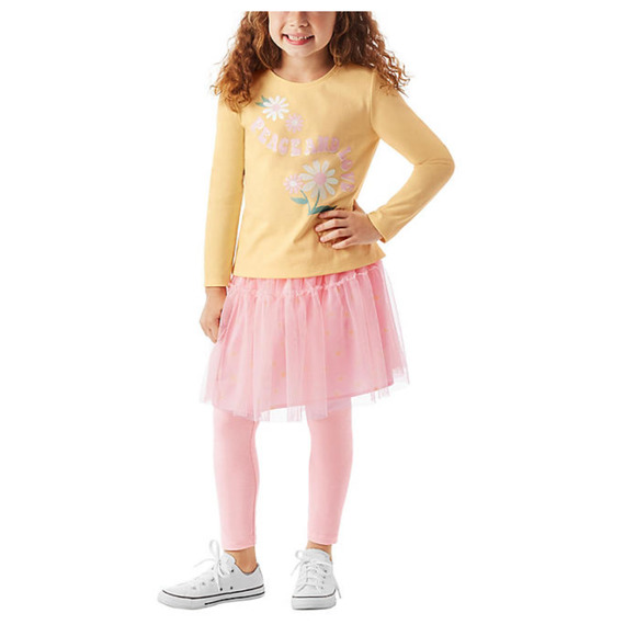 Member's Mark Other - Member's Mark Girl's 3 Piece Tutu Set Yellow and Pink Flowers Size 6